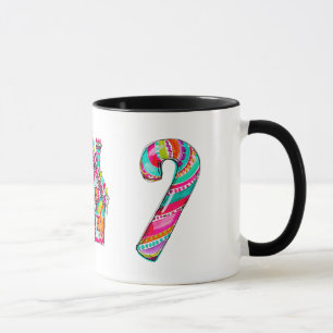 Mug Maison en pain d'épice à la canne Candy Rose Noël