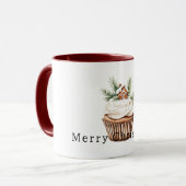 Mug Maison en pain d'épice de Noël Cupcake chaleureuse (Devant gauche)