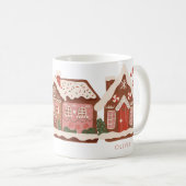 Mug Maison en pain d'épice Joyeux Noël moderne (Devant droit)
