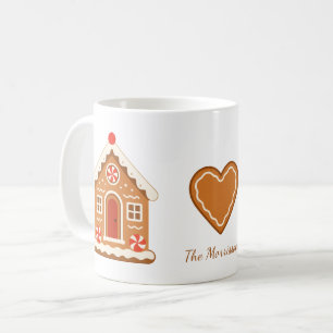 Mug Maison en pain d'épice nom personnalisé