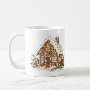 Mug Maison en pain d'épices classique avec cannes de b