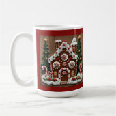 Mug Maison en pain d'épices de Noël personnalisable (Gauche)