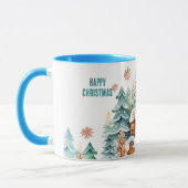 Mug Maison en pain d'épices Joyeux Noël. Texte modifia (Gauche)