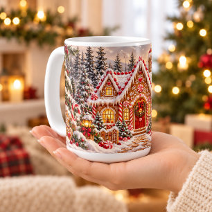 Mug Maison en pain d'épices Noël Merveilleux Hiver