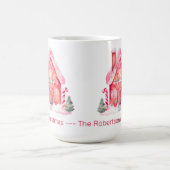 Mug Maison en pain d'épices rose Noël (Centre)