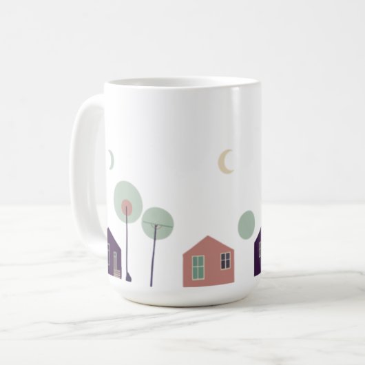 Mug maison, graffiti, construction (Devant gauche)