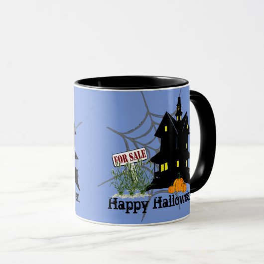 Mug Maison Hantée À Vendre (Devant droit)