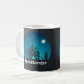 Mug Maison hantée bleue et noire Spooktacular (Devant gauche)