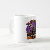 Mug Maison hantée de Halloween la plus effrayante Sorc (Devant gauche)