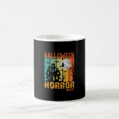 Mug Maison hantée de la nuit d'horreur d'Halloween Vec (Centre)