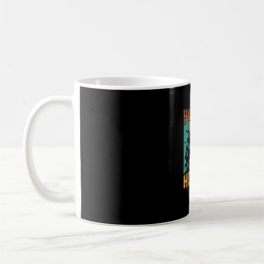 Mug Maison hantée de la nuit d'horreur d'Halloween Vec (Gauche)