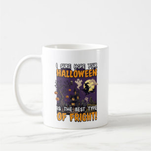 Mug Maison hantée de terreur d'Halloween Sorcière Fant