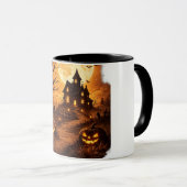 Mug Maison hantée épouvantable Halloween (Devant droit)