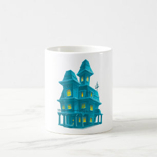 Mug Maison Hantée Fantôme de Halloween Épouvantable