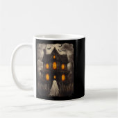 Mug Maison Hantée Fantôme Vintage Épouvantable Hallowe (Gauche)