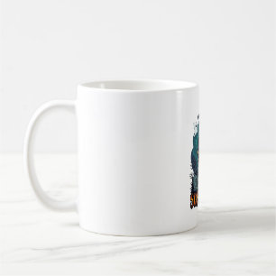 Mug Maison Hantée Fantômes Cimetière Nuit Effrayante