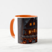 Mug Maison hantée - Halloween (Devant gauche)