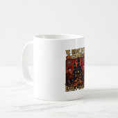 Mug Maison hantée Halloween Fantôme arrive Citrouilles (Devant gauche)