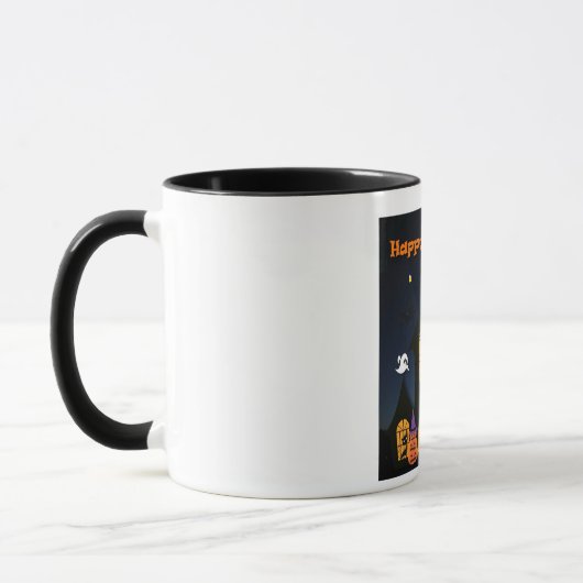 Mug Maison hantée joyeuse Halloween (Gauche)