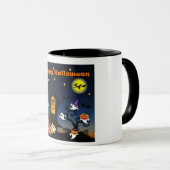 Mug Maison hantée joyeuse Halloween (Devant droit)