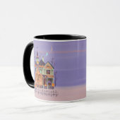 Mug Maison Jack-o'lanterne d'Halloween (Devant gauche)