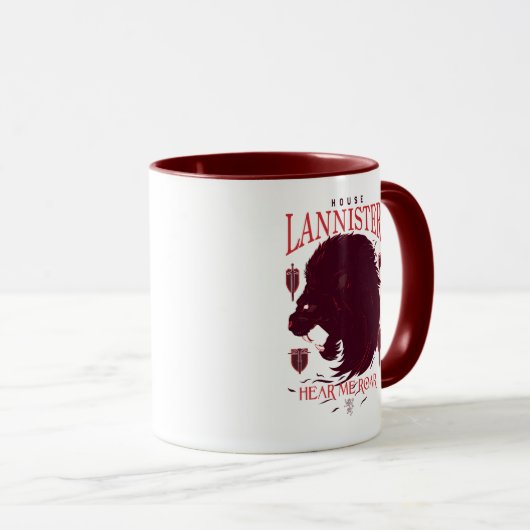 Mug Maison Lannister - Entendez-moi Roar (Devant droit)