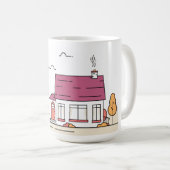 Mug maison, maison, bâtiment (Devant droit)