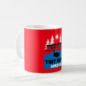 Mug Maison minuscule Amérique (Devant gauche)
