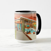 Mug Maison moderne du milieu du siècle Tiki Party Hous (Devant droit)