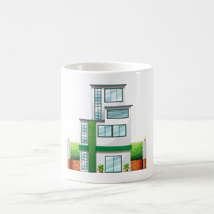 Mug Maison Multiétages Moderne Maison Contemporaine