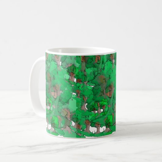 MUG MAISON SUR ARBRE (Devant gauche)