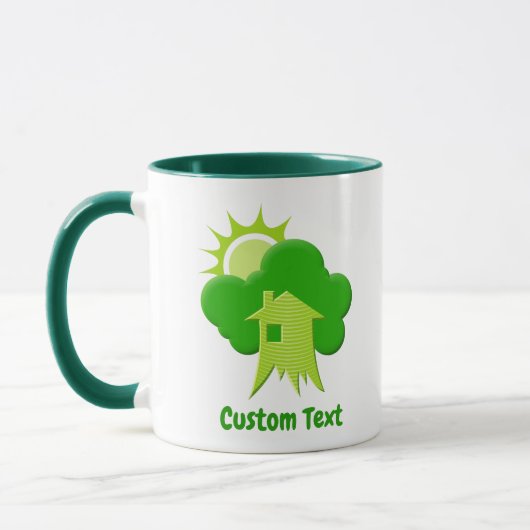 Mug Maison verte (Gauche)