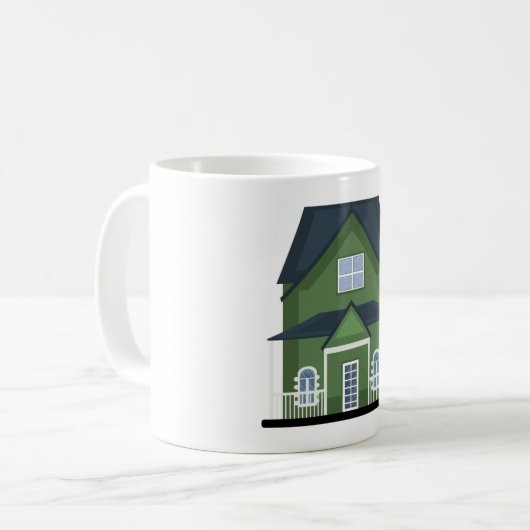 Mug Maison verte (Devant gauche)