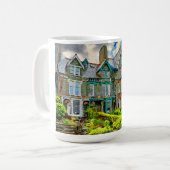 Mug Maison victorienne à Keswick peinte en aquarelle (Devant gauche)