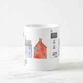 Mug Maison Watercolor Nouvelle maison Personnalisée (Centre)