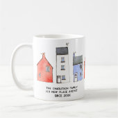Mug Maison Watercolor Nouvelle maison Personnalisée (Gauche)