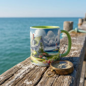 Mug Maisonnette avec vue sur le phare