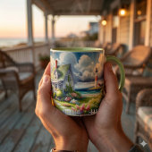 Mug Maisonnette avec vue sur le phare