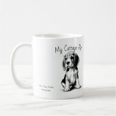 Mug Maisonnette Mignonne Animal de Compagnie - Beagle/ (Gauche)