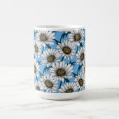 Mug Maisonnettes, fleurs sauvages sur bleu (Centre)