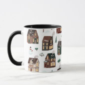 Mug Maisons de neige de Noël (Gauche)