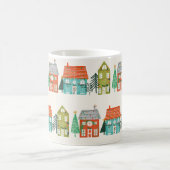 Mug Maisons de Noël Blanc (Centre)