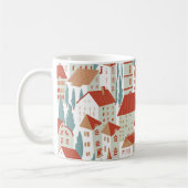 Mug Maisons De Ville : Illustration Sans Faille (Gauche)