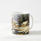 Mug Maisons d'hiver (Devant droit)