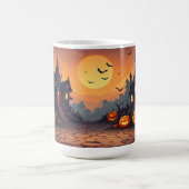 Mug Maisons hantées sous une lune d'Halloween 🎃 (Centre)