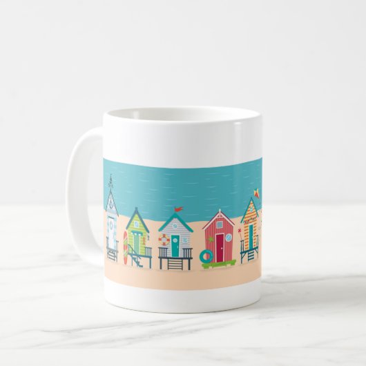 Mug Maisons Plage (Devant gauche)