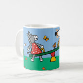 Mug Maisy et bascule pointillée au terrain de jeu (Devant gauche)