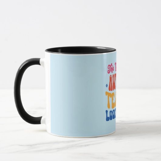 Mug Maître bleu génial (Gauche)