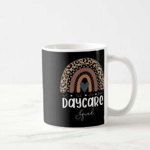 Mug Maître d'arc-en-ciel léopard Élève, nounou d'école