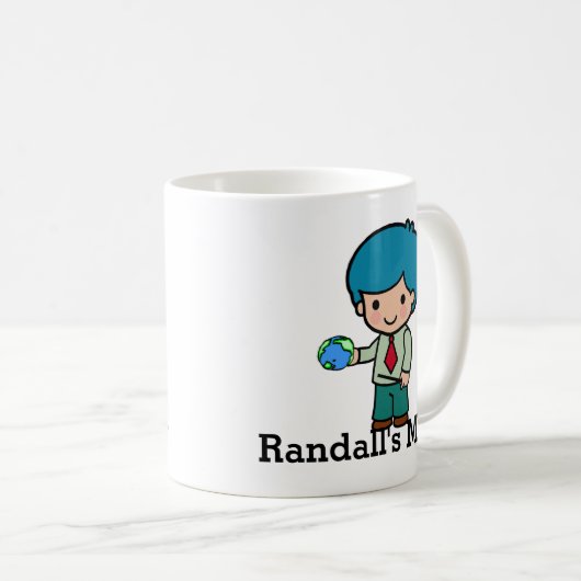 Mug Maître de cuisine avec Globe (Devant droit)